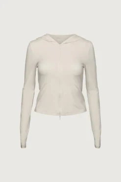 FITTED ZIP-UP HOODIE