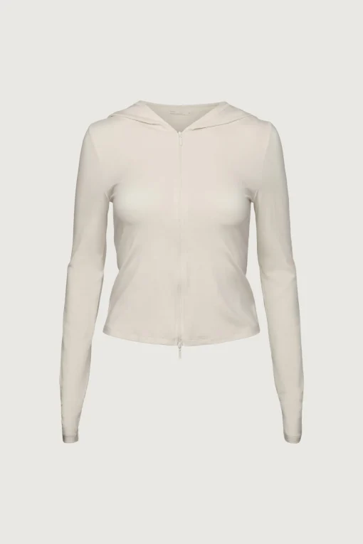 FITTED ZIP-UP HOODIE