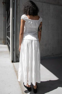 FIVE TIERED MAXI SKIRT