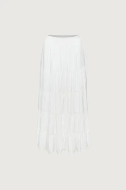 FIVE TIERED MAXI SKIRT