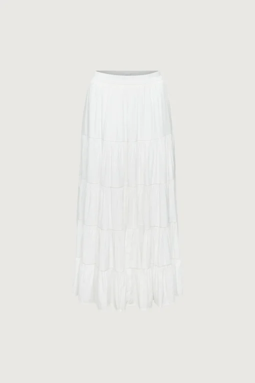 FIVE TIERED MAXI SKIRT
