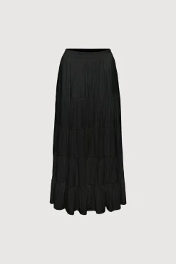 FIVE TIERED MAXI SKIRT