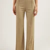 FLARED PANT WITH STITCH DETAILS