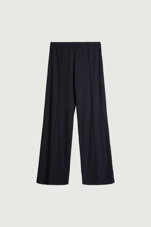 FLARED PANT WITH STITCH DETAILS