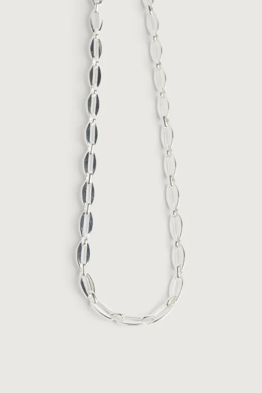 FLAT CHAIN LINK NECKLACE