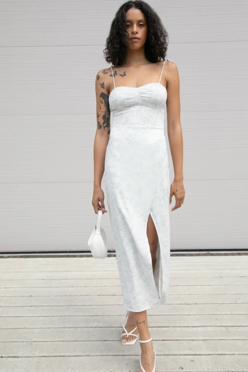 FLORAL MIDI DRESS