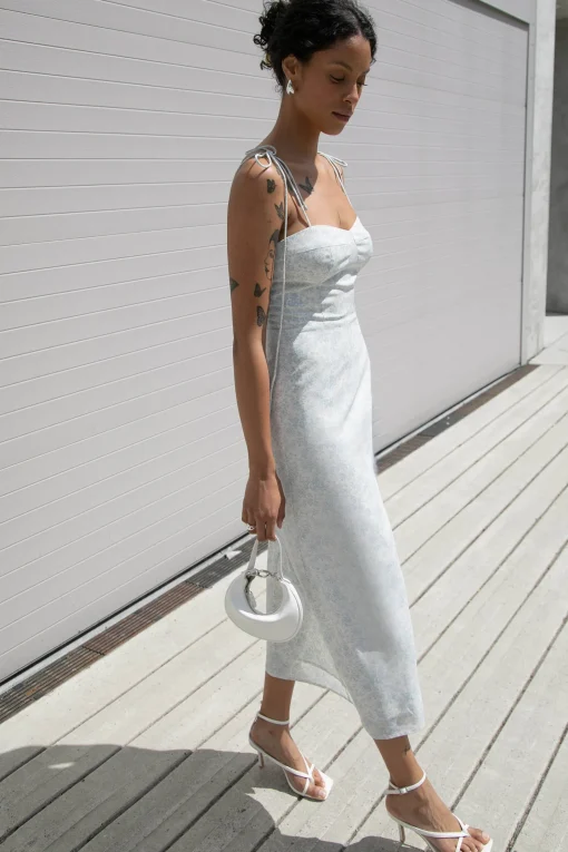 FLORAL MIDI DRESS