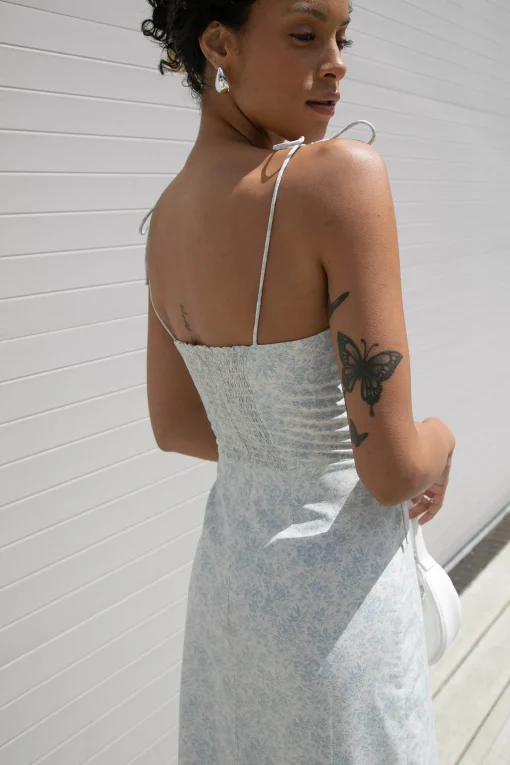 FLORAL MIDI DRESS