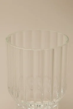 FLUTED TUMBLER GLASSES, SET OF 2