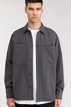FRONT POCKET BUTTON UP SHIRT