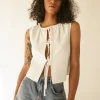 FRONT TIE VEST