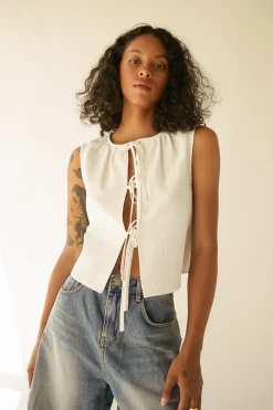 FRONT TIE VEST