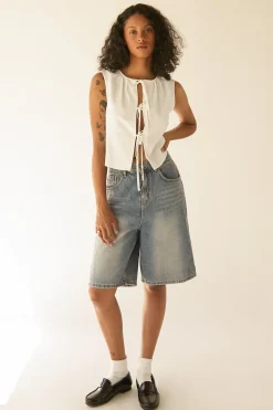 FRONT TIE VEST