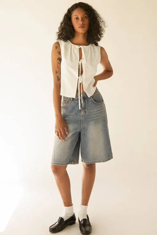 FRONT TIE VEST