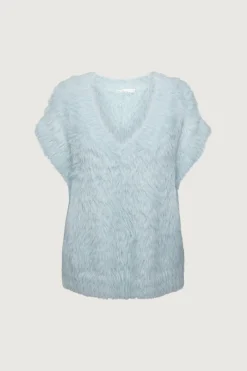 FUZZY SWEATER VEST