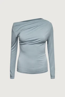 GATHERED OFF SHOULDER TOP