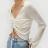 GATHERED SWEATER