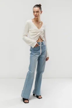 GATHERED SWEATER