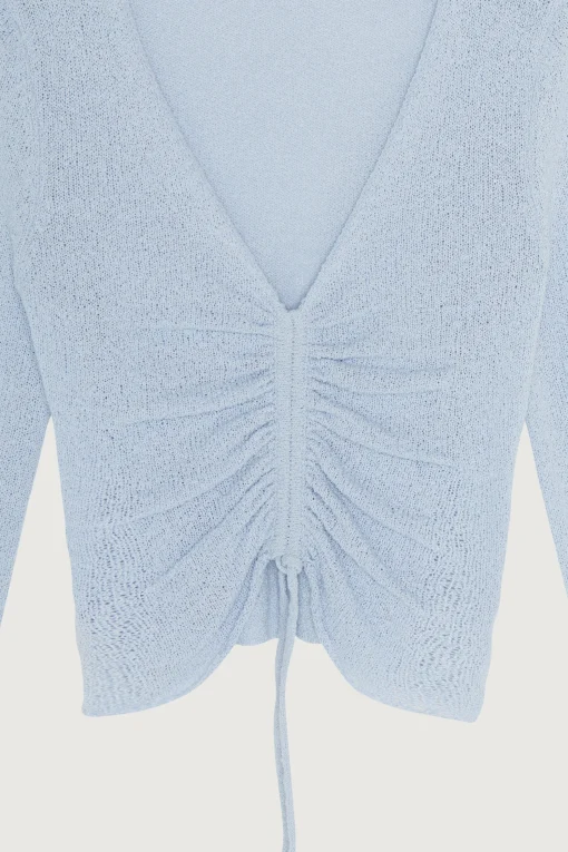 GATHERED SWEATER