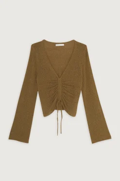 GATHERED SWEATER