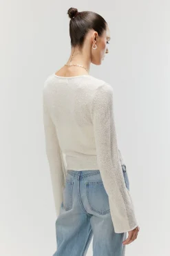 GATHERED SWEATER