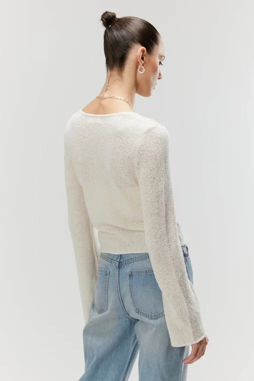 GATHERED SWEATER