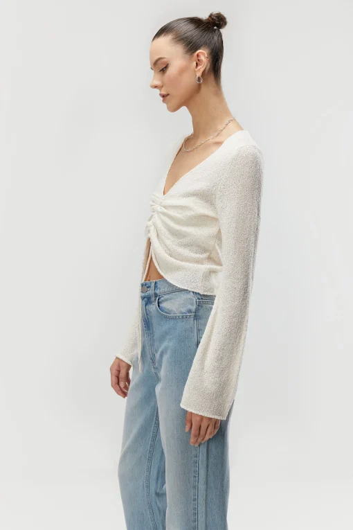 GATHERED SWEATER