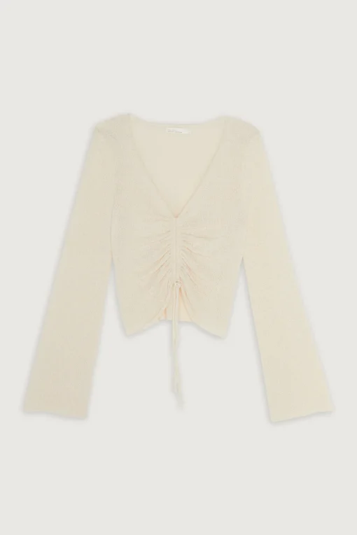 GATHERED SWEATER