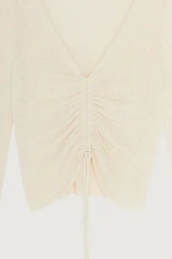 GATHERED SWEATER