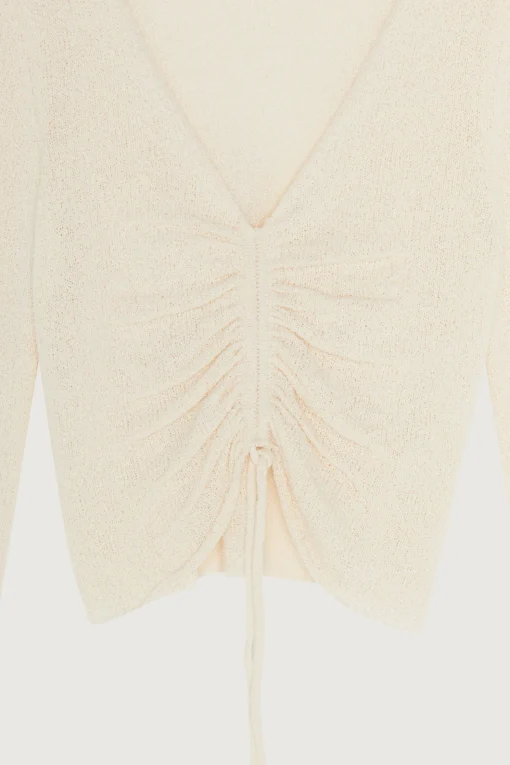 GATHERED SWEATER