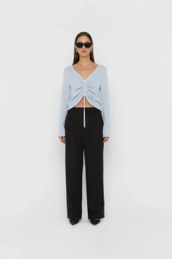 GATHERED SWEATER