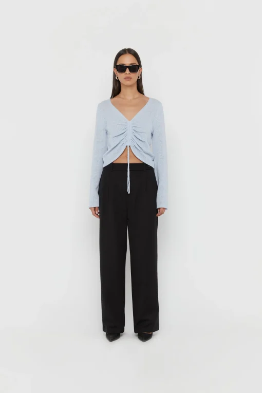 GATHERED SWEATER