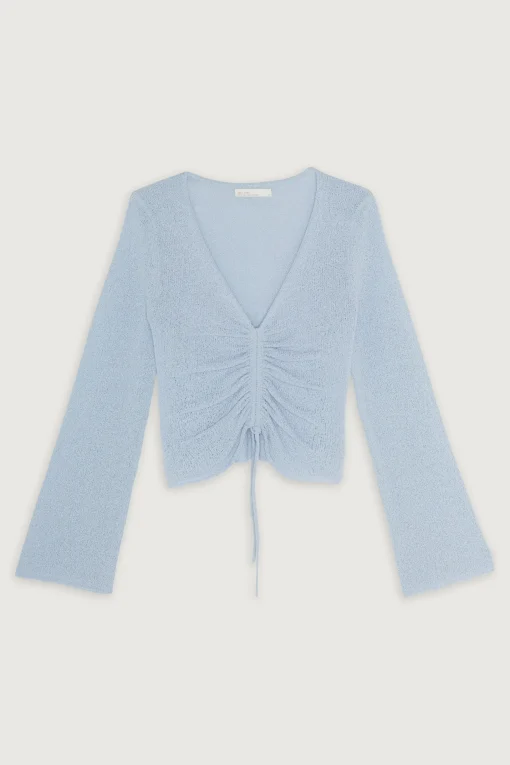 GATHERED SWEATER