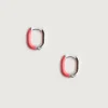 HALF ENAMEL OVAL HOOPS