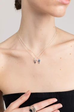 HALF HEART NECKLACE SET