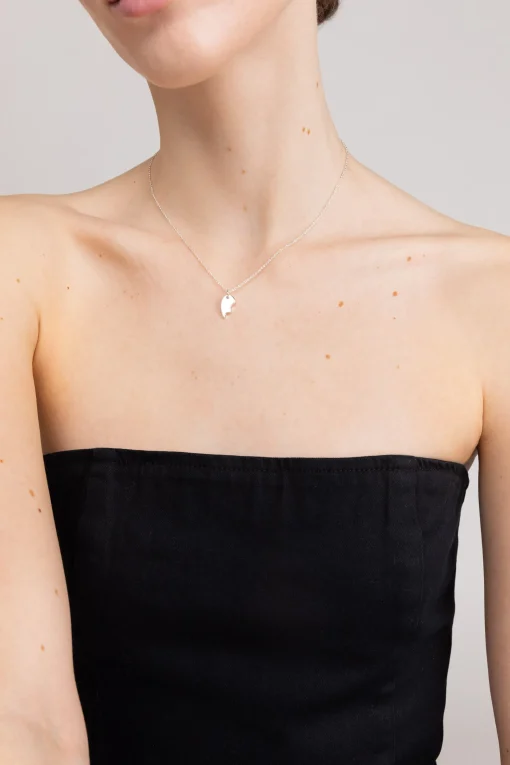HALF HEART NECKLACE SET
