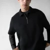 HALF ZIP POLO T-SHIRT
