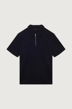 HALF ZIP POLO T-SHIRT