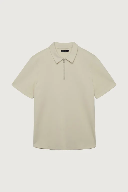 HALF ZIP POLO T-SHIRT
