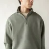 HALF-ZIP SWEATSHIRT