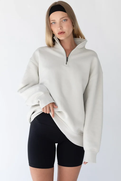 HALF-ZIP SWEATSHIRT