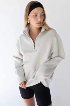 HALF-ZIP SWEATSHIRT