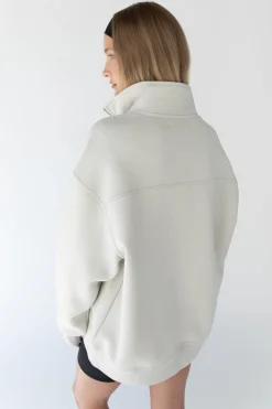 HALF-ZIP SWEATSHIRT