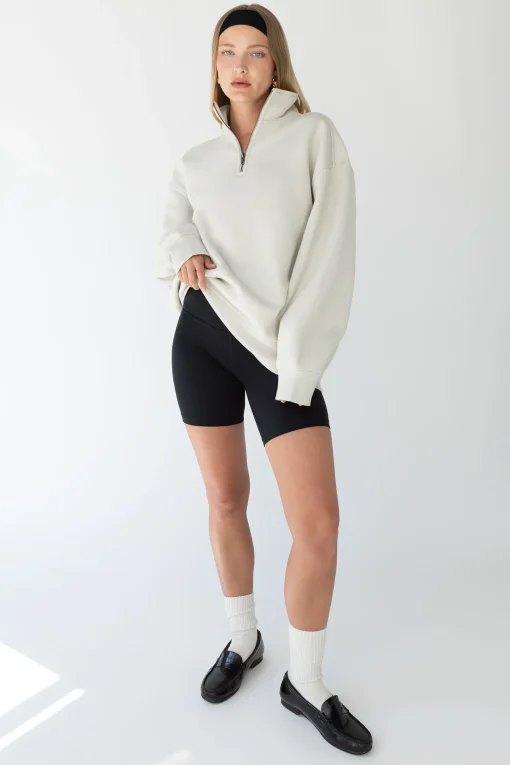 HALF-ZIP SWEATSHIRT