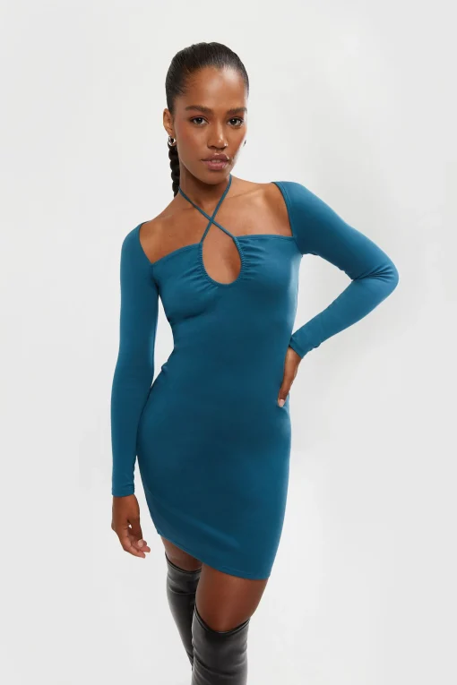 HALTER DRESS