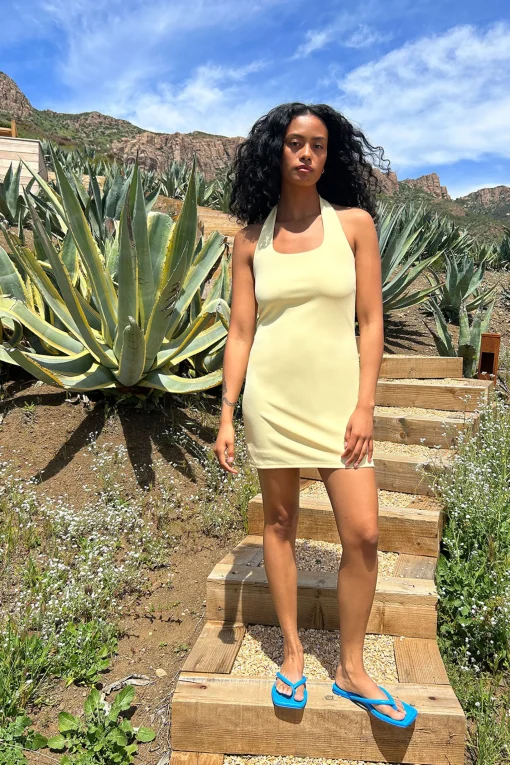 HALTER MINI DRESS