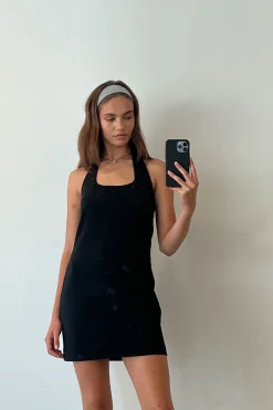 HALTER MINI DRESS