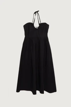 HALTER NECK MIDI DRESS
