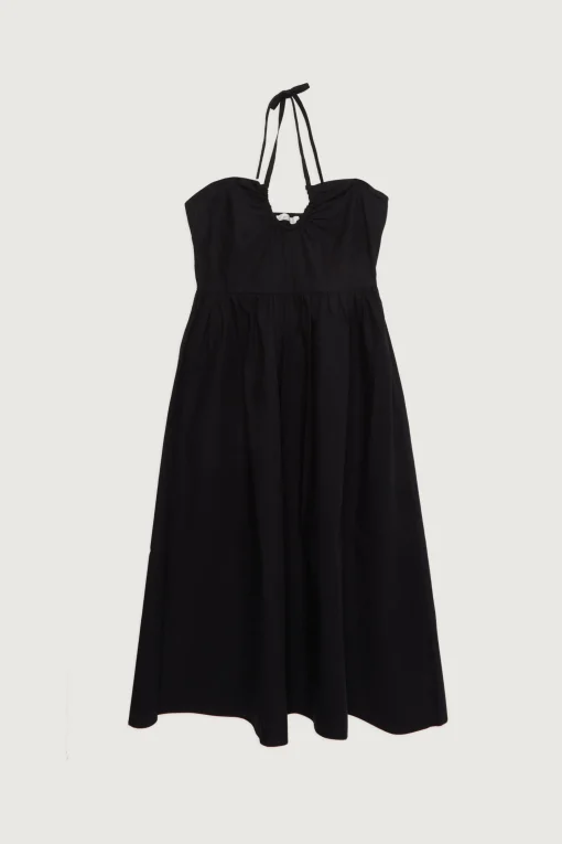 HALTER NECK MIDI DRESS