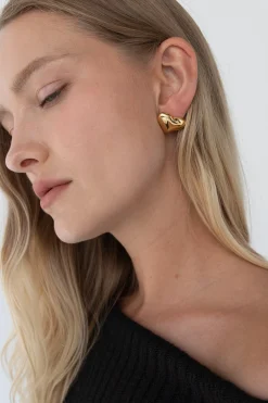 HEART STUD EARRING